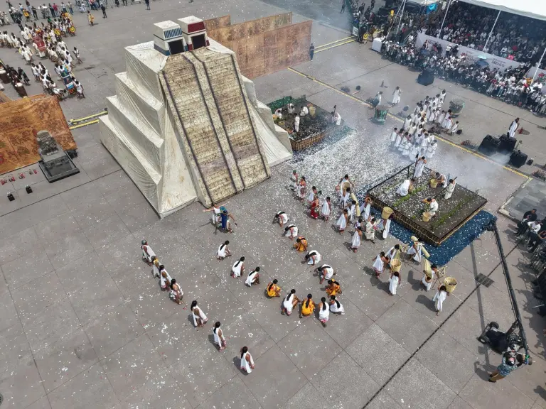 Representación del Templo Mayor.