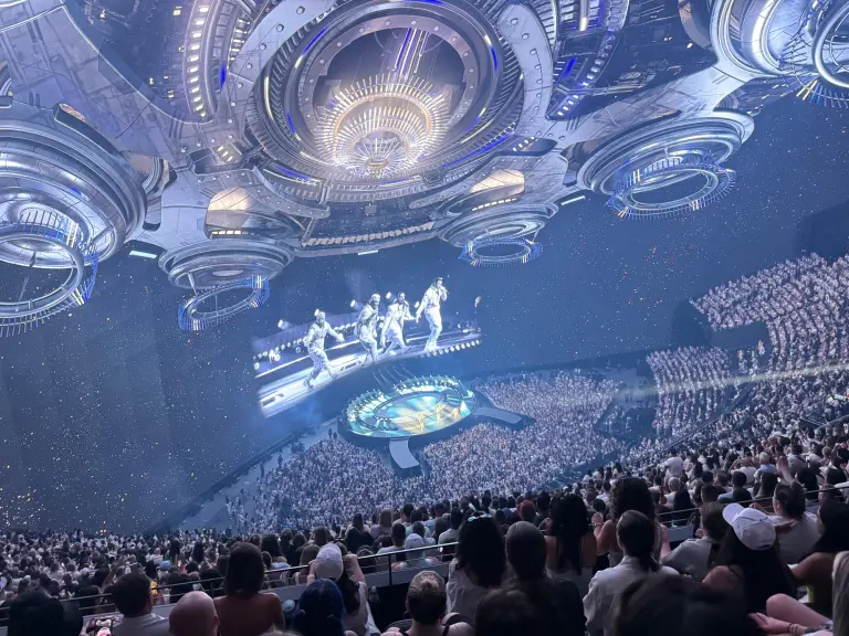 Concierto de Backstreet Boy en Sphere de Las Vegas.