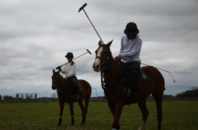 Jugadores de polo.