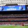 Vista general del interior del Estadio de Houston durante una pausa para hidratación en el partido del Grupo K de la Copa Mundial de la FIFA 2026 entre Portugal y la República Democrática del Congo.