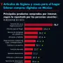 Artículos de higiene y cosas para el hogar lideran compras digitales en México.